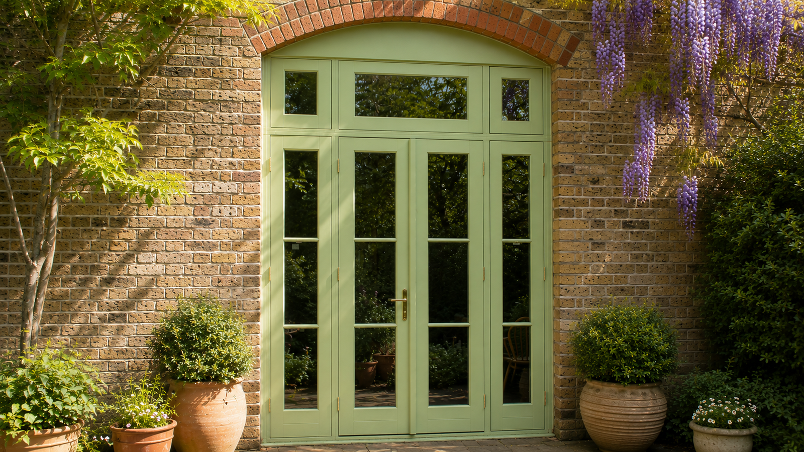 timber french doors